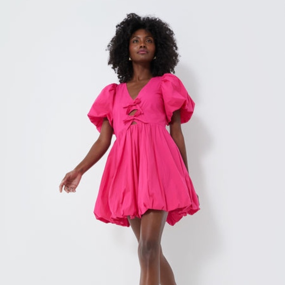 RARE Cleobella Magenta Lalita Mini Dress, NWOT, Size S - Picture 2 of 5